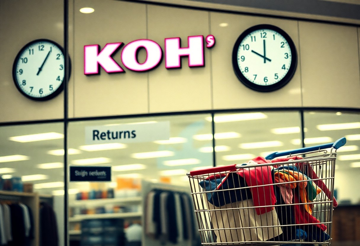 What Are The Time Limits For Returns Under Kohl's Return Policy?